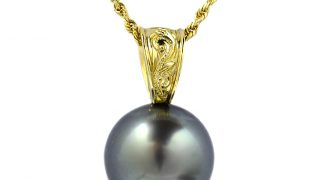 自由に刻印 Heirloom タヒチアンパール ネックレス ハワイ 自由に刻印 Heirloom タヒチアンパール ネックレス ハワイ