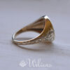 ハワイアンジュエリー WELIANA（ウェリアナ）シグネットリング K18 メンズ レディース signet ring 刻印可能 ゴールド wri1880